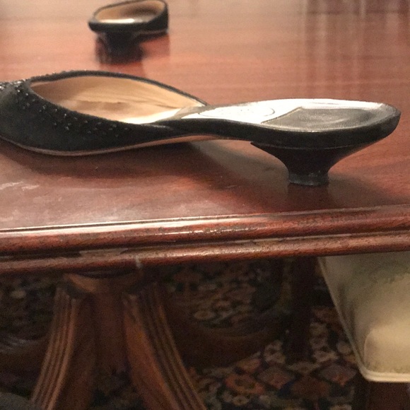 Vintage Emma Hope Silk Beaded Flats - Picture 4 of 6